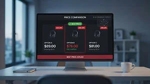 AI Price Comparison Dashboard For Online Shopping